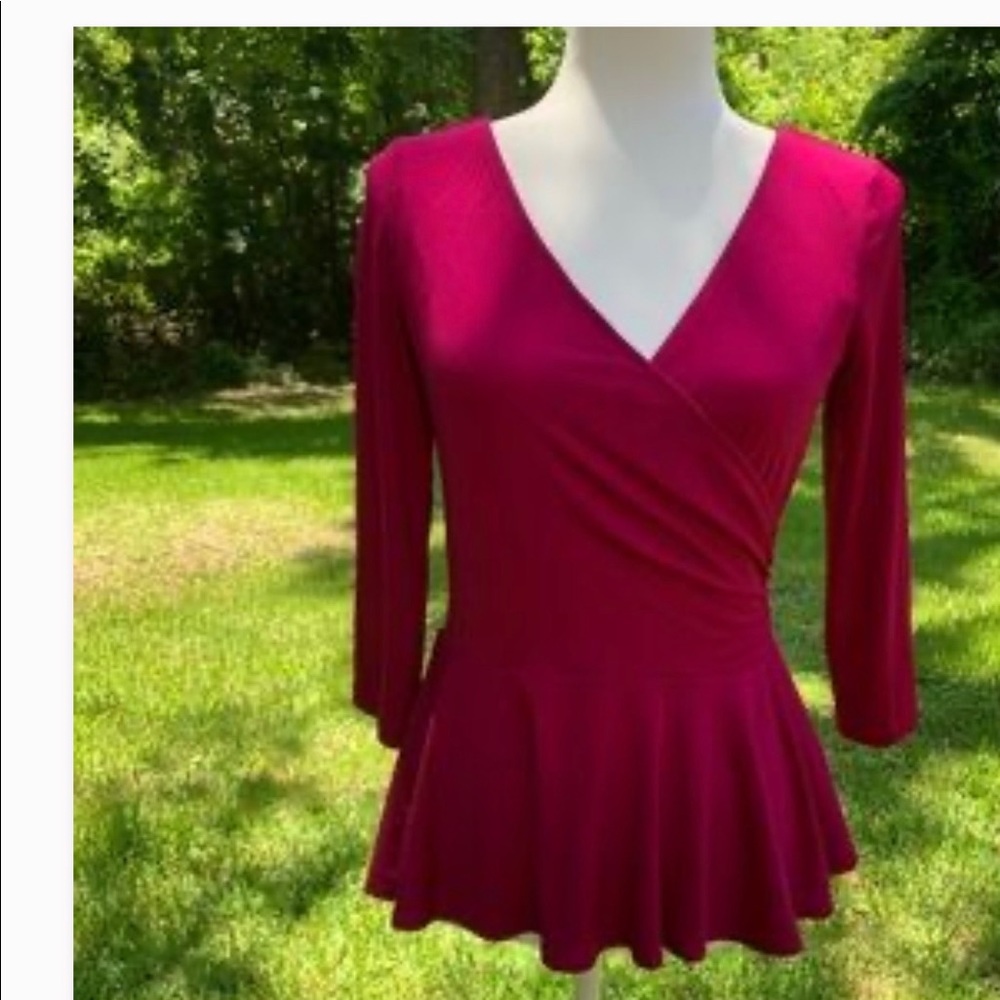 Boston proper deep V top